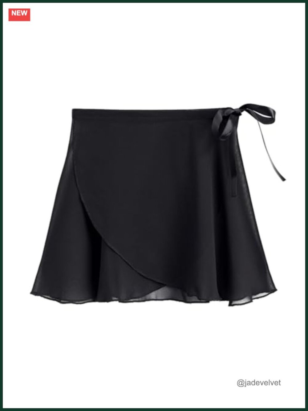 Women's Chiffon Wrap Ballet Skirt Adjustable Tie Dance Skirts